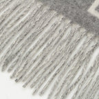 Hermes Cashmere Kazak Keys Collection Scarf Gray — view 3
