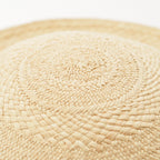 Hermes Straw Hat Soled Beige Yellow 57 — view 5