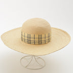 Hermes Straw Hat Soled Beige Yellow 57 — view 2
