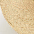 Hermes Straw Hat Soled Beige Yellow 57 — view 8