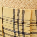 Hermes Straw Hat Soled Beige Yellow 57 — view 7