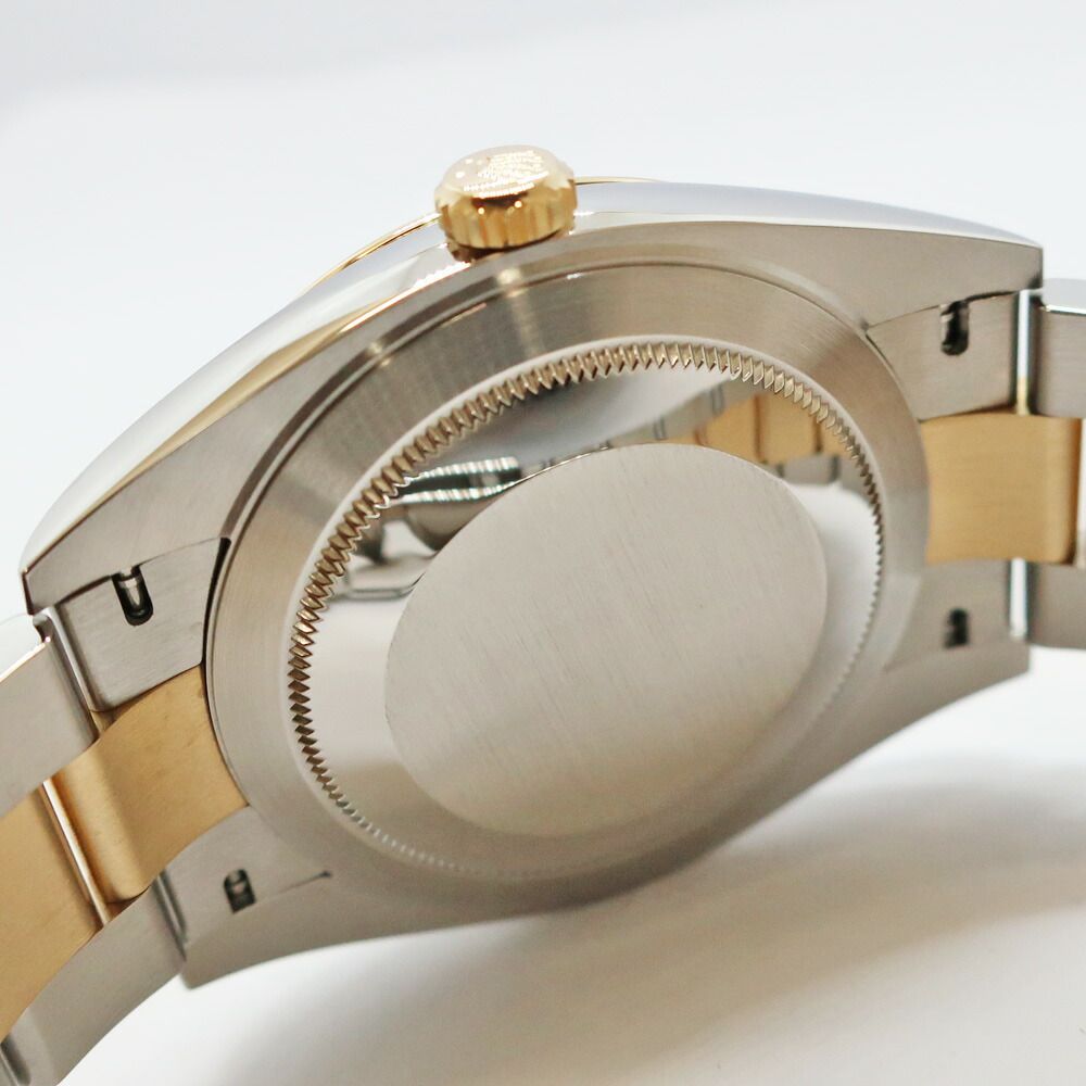 Rolex Ten Polished Datejust 41 Black Diamond SS YG Automatic Winding Watch — view 4