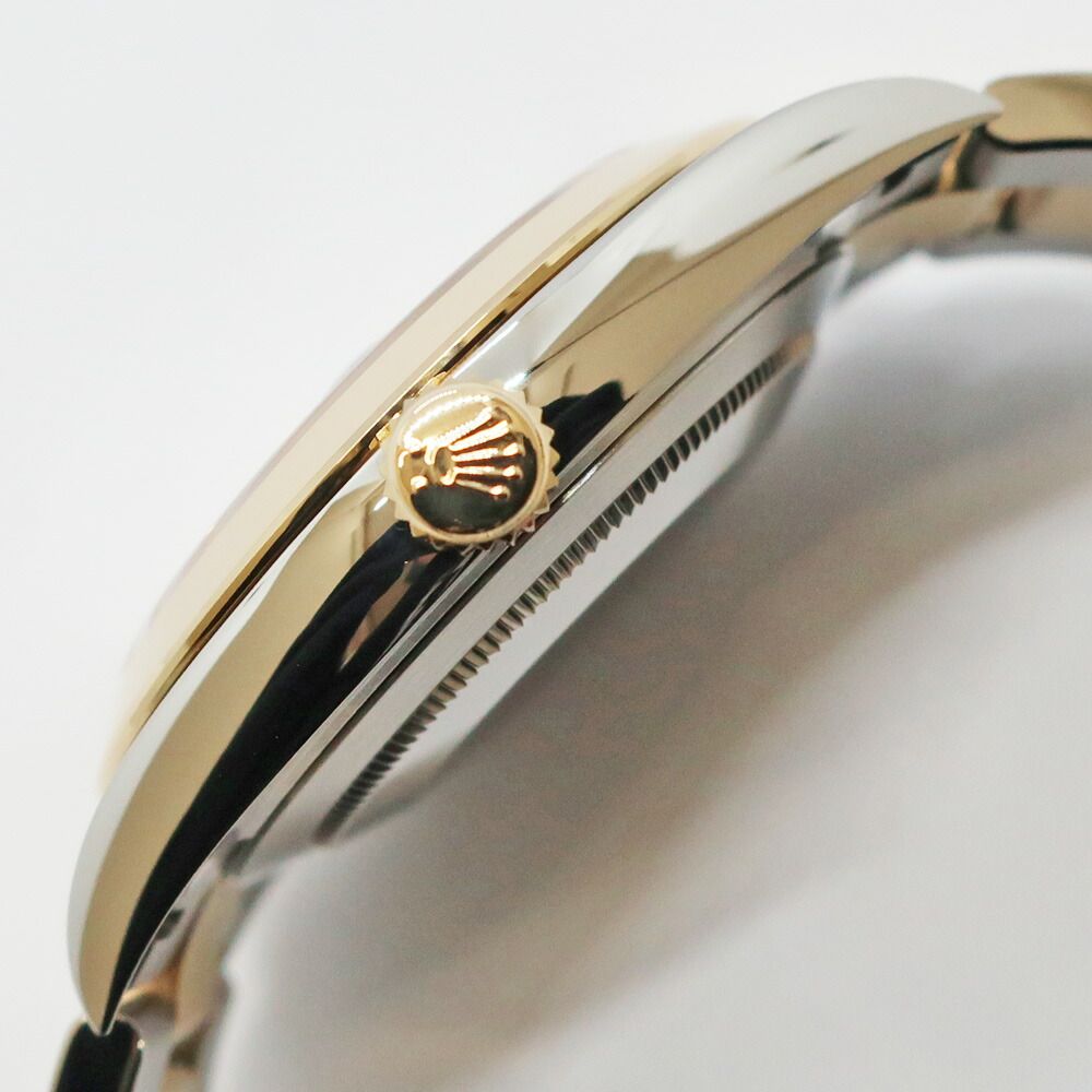 Rolex Ten Polished Datejust 41 Black Diamond SS YG Automatic Winding Watch — view 3