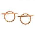 Hermes Earrings Echappee MM 18k Pink Gold