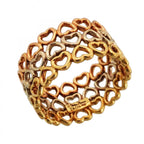 Tiffany & Co Ring Crown of Heart 18k Yellow Gold 18k White 18k Pink