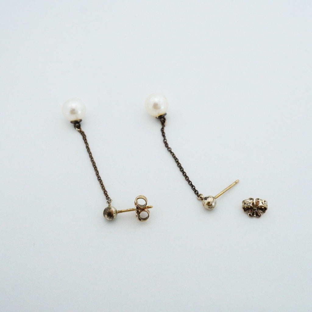 Tiffany & Co Earrings Ziegfeld 925 Sterling Silver Pearl — view 3