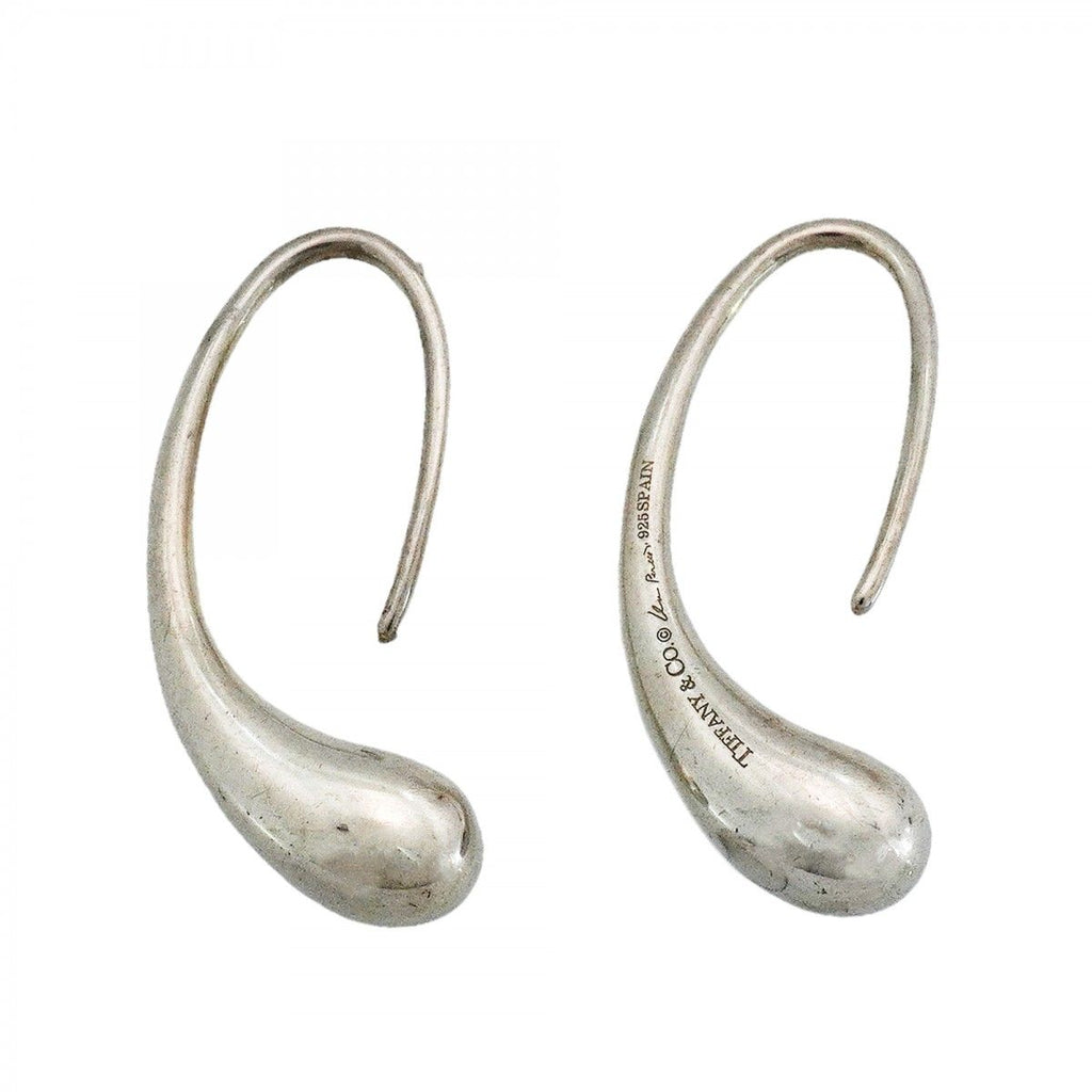 Tiffany & Co Earrings Teardrop Silver