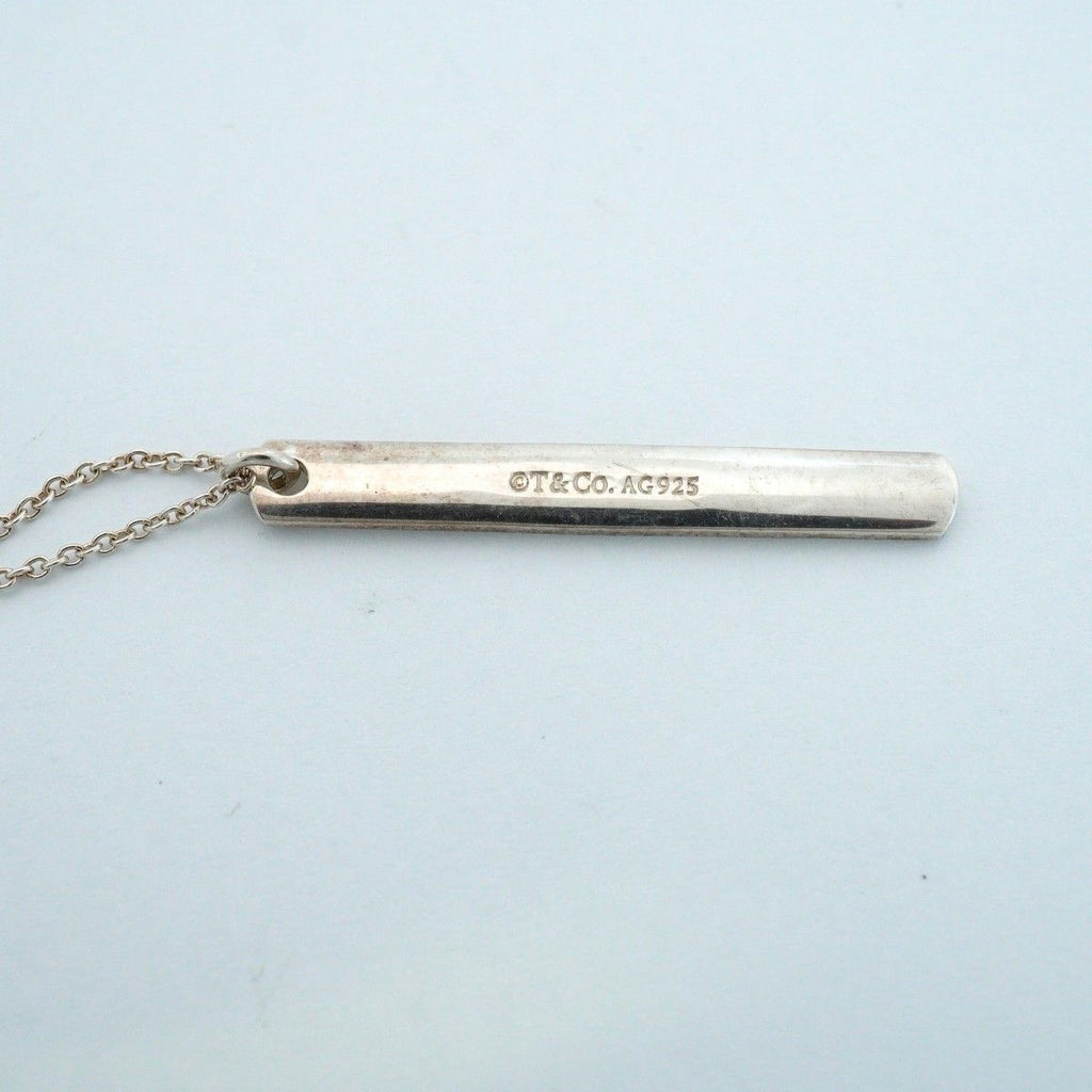 Tiffany & Co Necklace Narrow Bar Silver — view 7