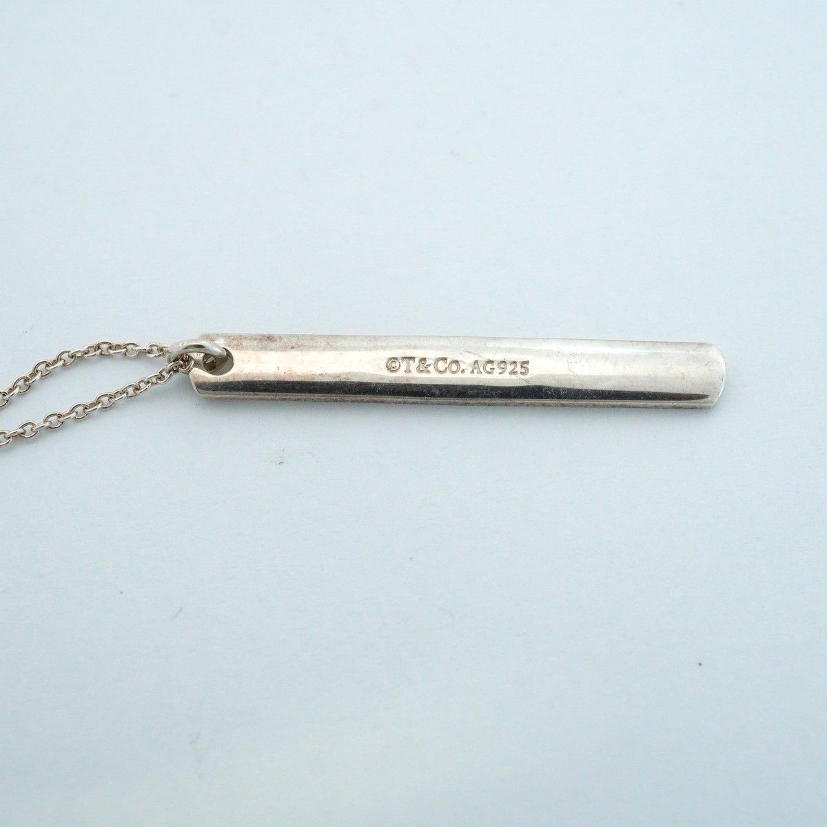 Tiffany & Co Necklace Narrow Bar Silver — view 7