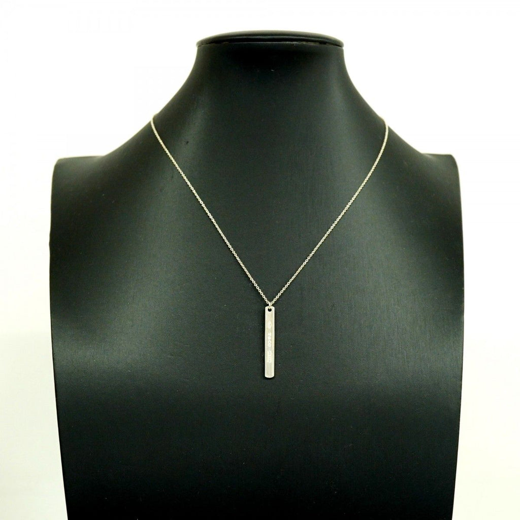 Tiffany & Co Necklace Narrow Bar Silver — view 8