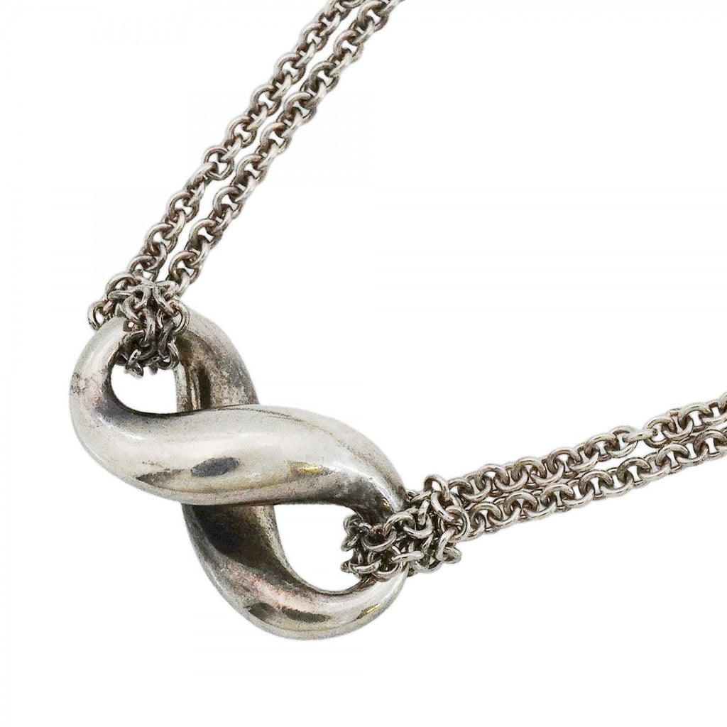 Tiffany & Co Necklace Infinity Double Chain Silver