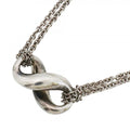 Tiffany & Co Necklace Infinity Double Chain Silver