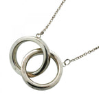 Tiffany & Co Necklace Interlocking Silver