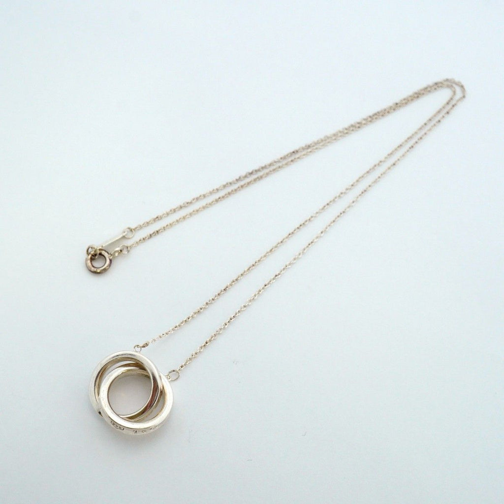 Tiffany & Co Necklace Interlocking Silver — view 3
