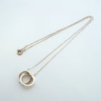 Tiffany & Co Necklace Interlocking Silver — view 3