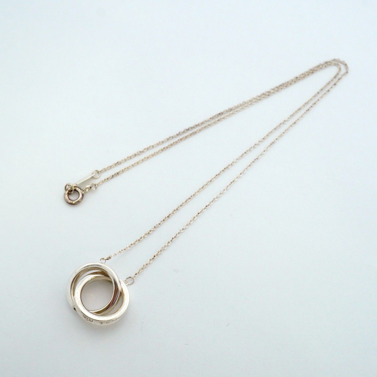 Tiffany & Co Necklace Interlocking Silver — view 3