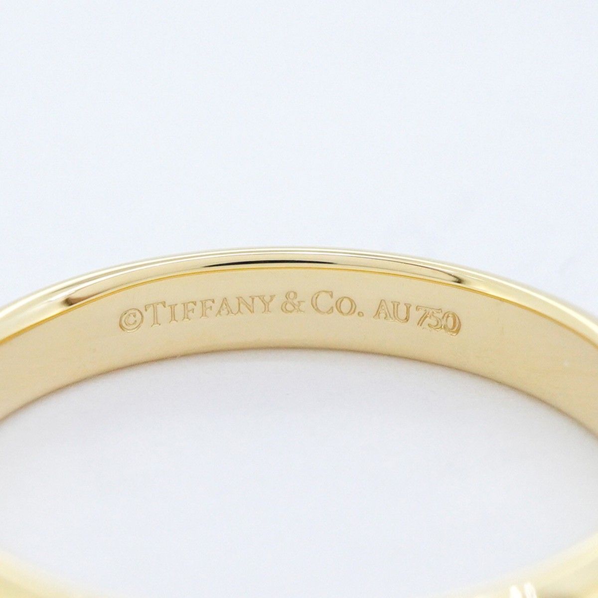 Tiffany & Co Ring Wedding Band 18k Yellow Gold — view 4