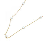 Tiffany & Co Necklace by the Yard 18k Yellow Gold Pearl