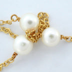 Tiffany & Co Necklace by the Yard 18k Yellow Gold Pearl — view 7