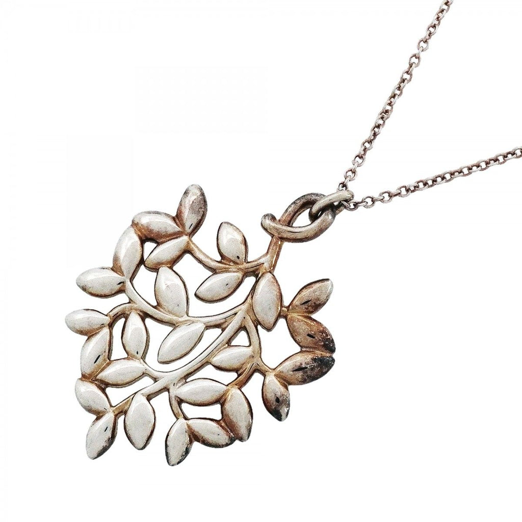 Tiffany & Co Necklace Olive Leaf Silver
