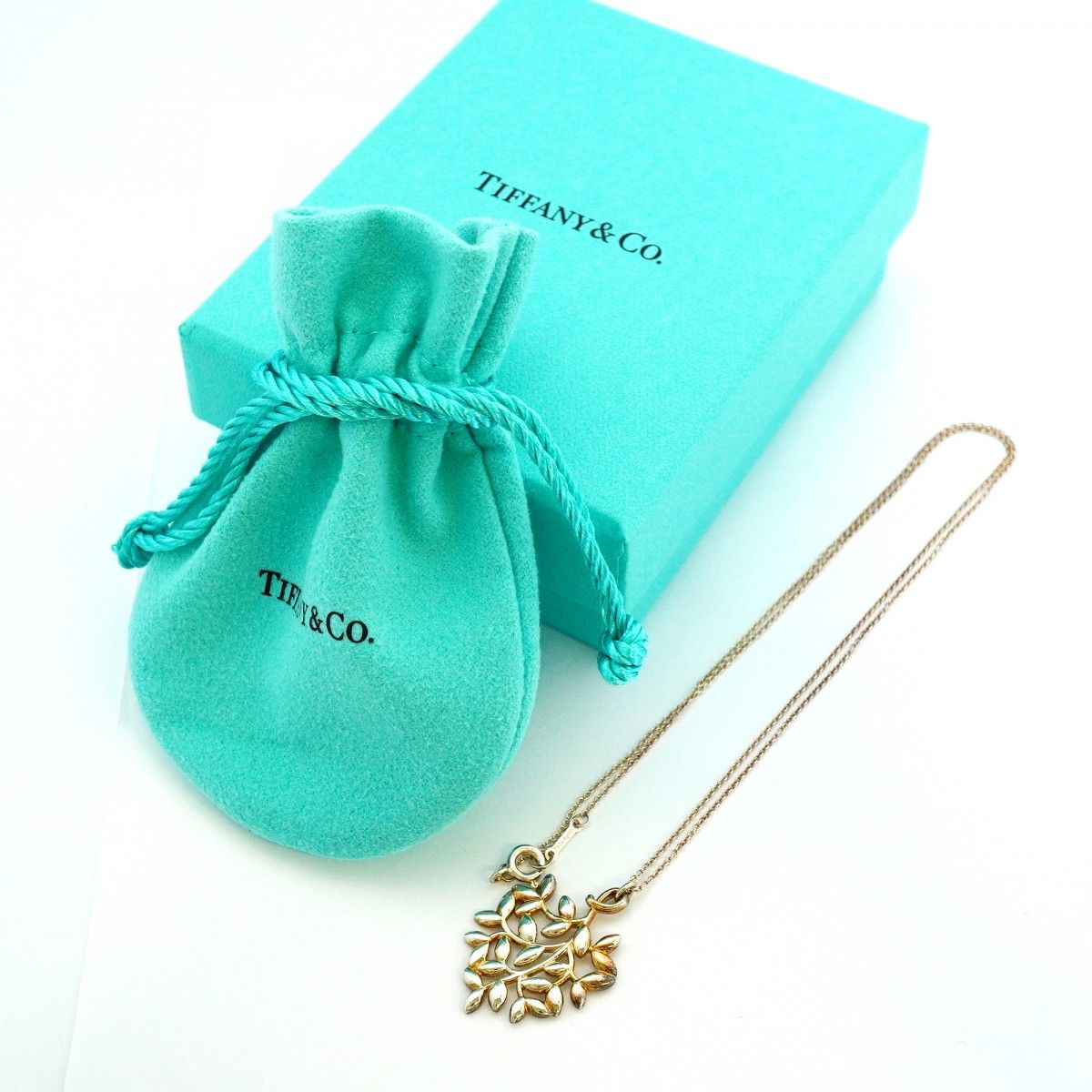 Tiffany & Co Necklace Olive Leaf Silver — view 7