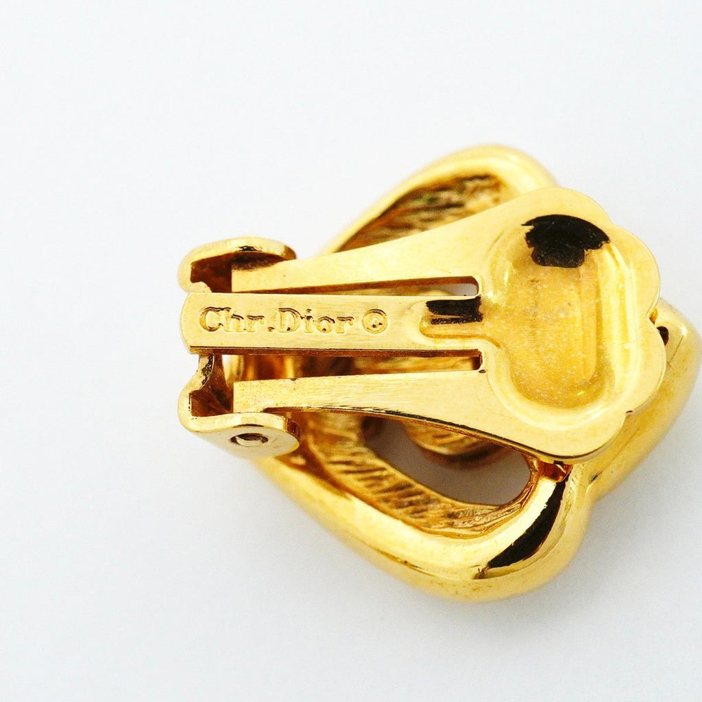 Dior Earrings CD Logo Gold Plated — view 4