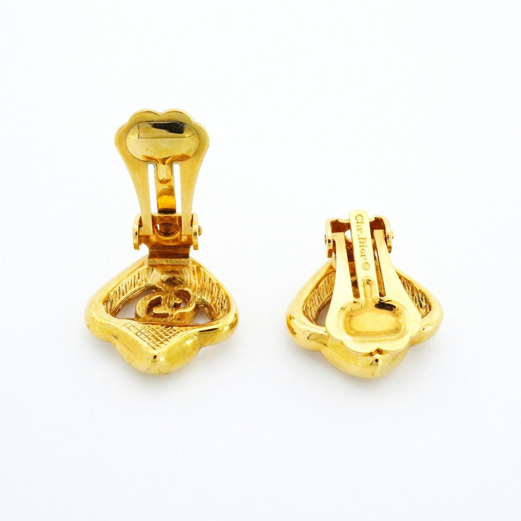 Dior Earrings CD Logo Gold Plated — view 3
