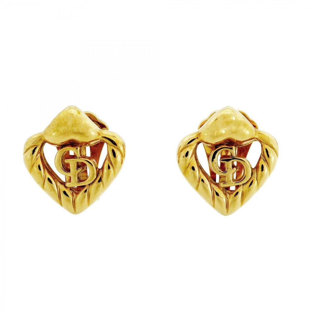 Dior Earrings CD Logo Gold Plated
