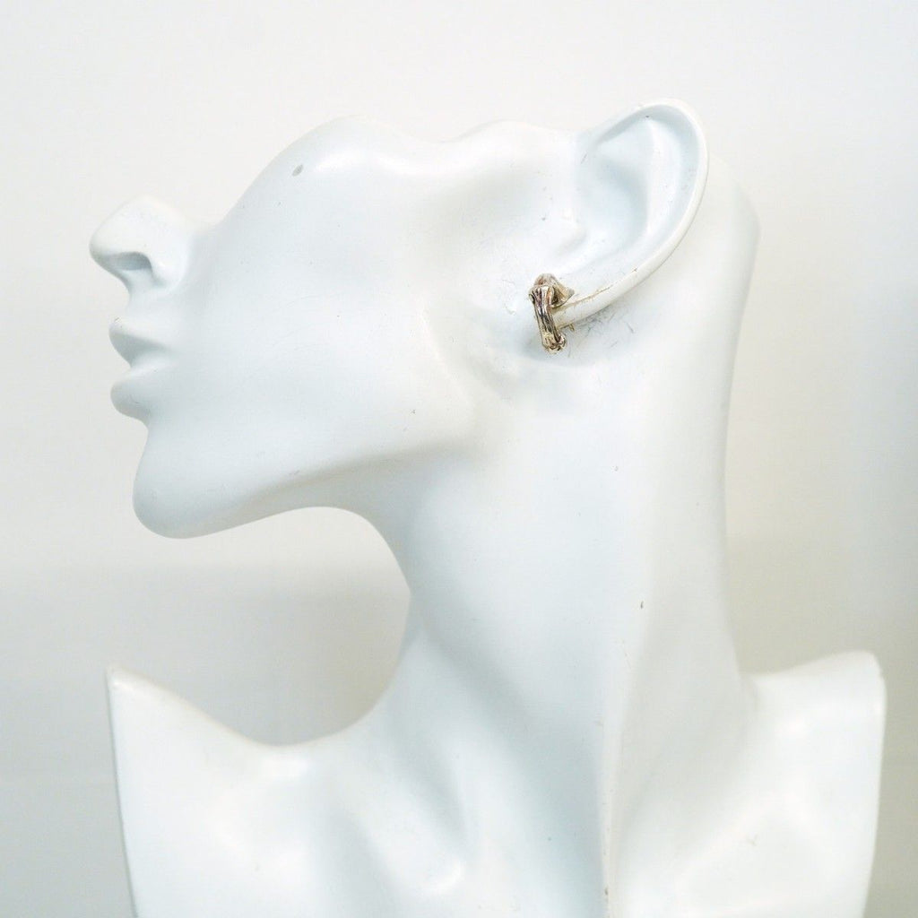 Tiffany & Co Earrings Bamboo Hoop Silver — view 8