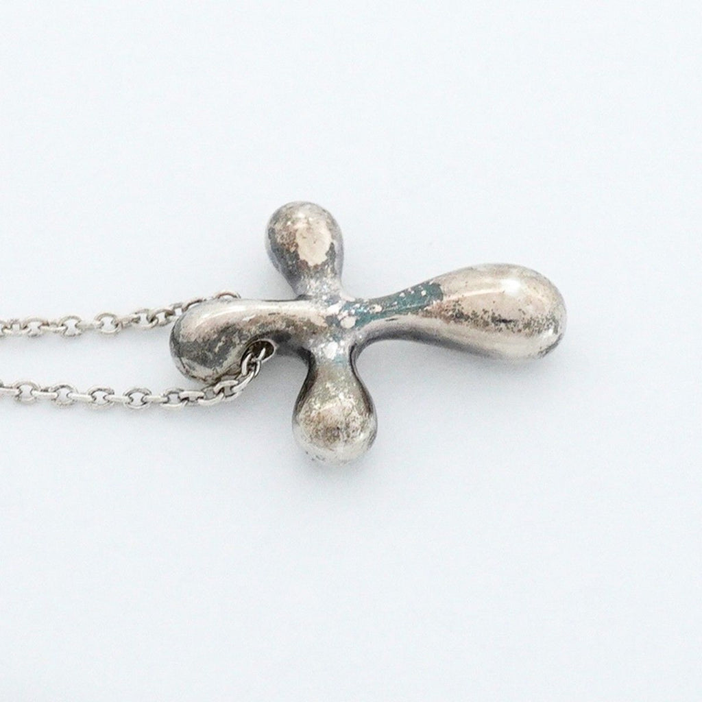 Tiffany & Co Necklace Small Cross Silver — view 7