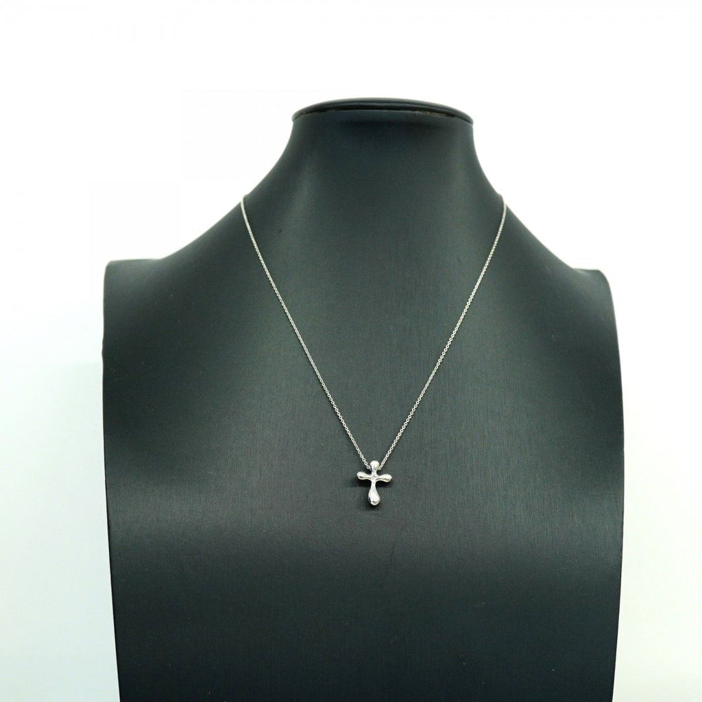 Tiffany & Co Necklace Small Cross Silver — view 6