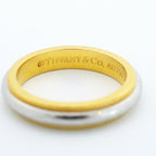 Tiffany & Co Ring Mill Gray 18k Yellow Gold Platinum — view 4