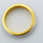 Tiffany & Co Ring Mill Gray 18k Yellow Gold Platinum — view 9