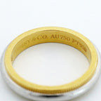 Tiffany & Co Ring Mill Gray 18k Yellow Gold Platinum — view 5