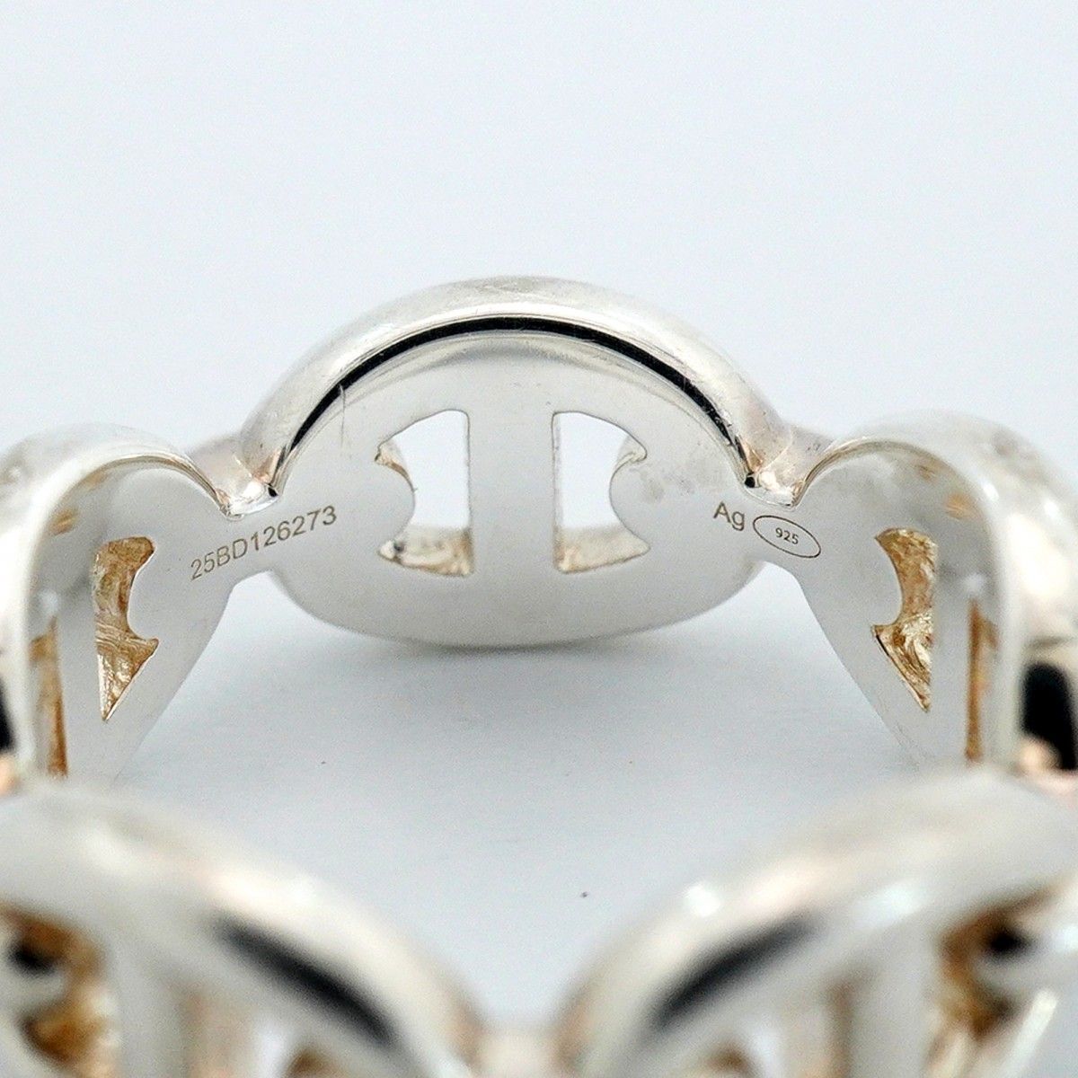 Hermes Ring Chaine D'ancre 925 Sterling Silver — view 6