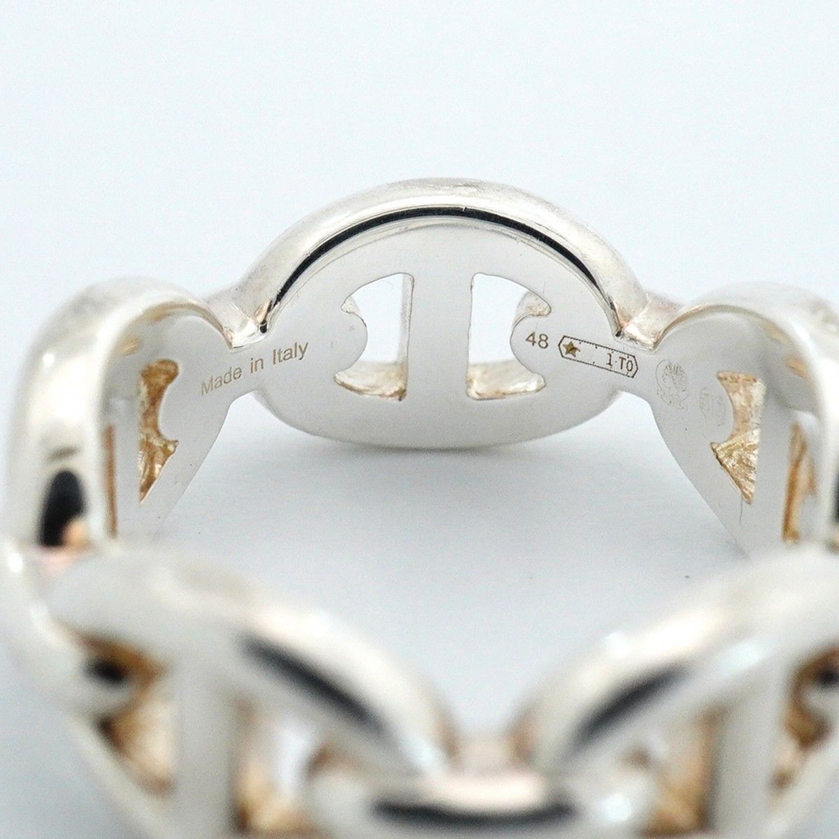 Hermes Ring Chaine D'ancre 925 Sterling Silver — view 5