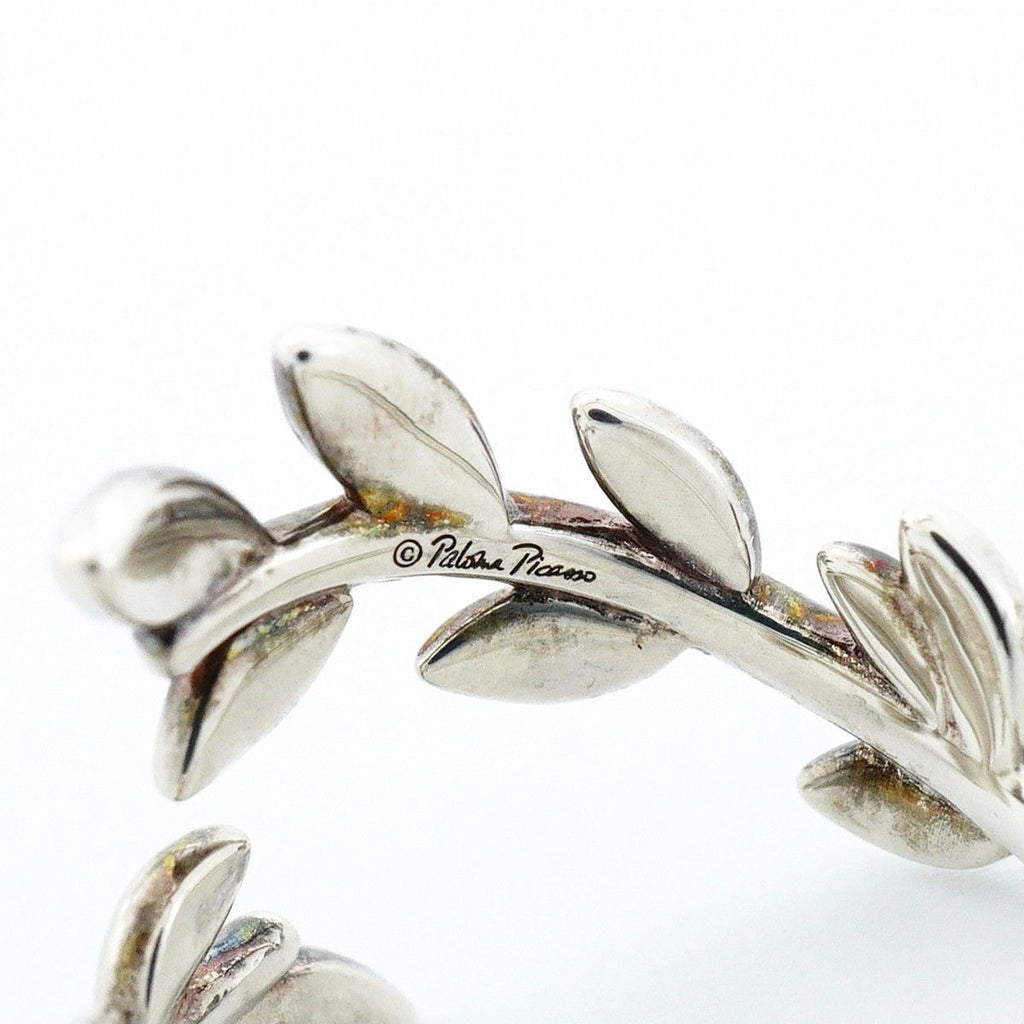 Tiffany & Co Ring Olive Leaf Bypass 925 Sterling Silver — view 5