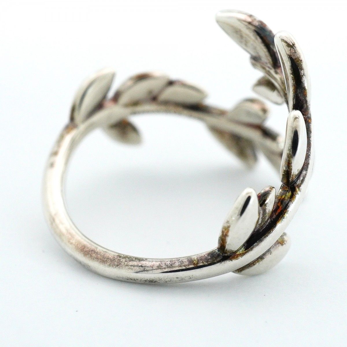 Tiffany & Co Ring Olive Leaf Bypass 925 Sterling Silver — view 9