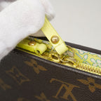 Louis Vuitton Wallet Monogram Roulis Portefeuille Insolite Vert — view 9