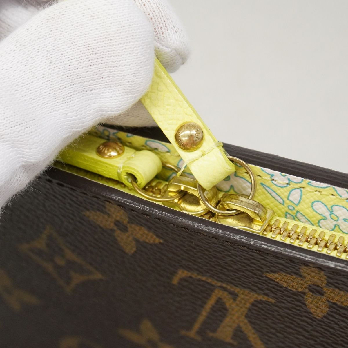 Louis Vuitton Wallet Monogram Roulis Portefeuille Insolite Vert — view 9