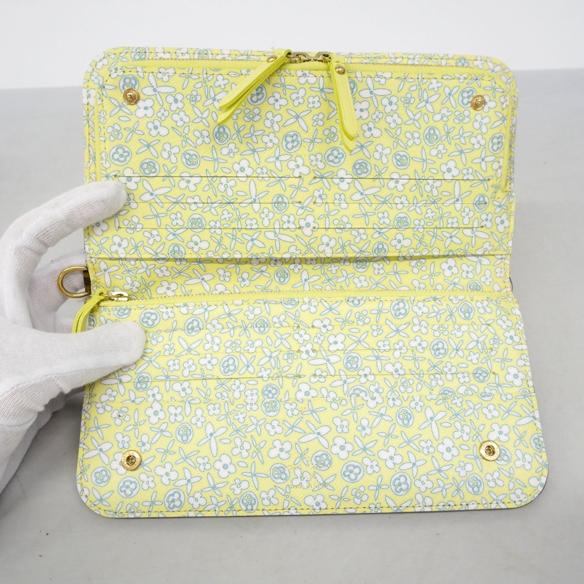 Louis Vuitton Wallet Monogram Roulis Portefeuille Insolite Vert — view 4