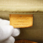 Louis Vuitton Handbag Monogram Deauville Brown — view 5