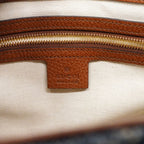 Gucci Handbag New Jackie Denim Leather Blue Brown Gold 2-Way — view 5