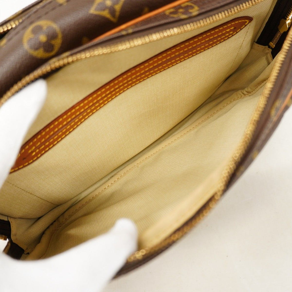 Louis Vuitton Shoulder Bag Monogram Reporter PM Brown — view 9