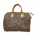 Louis Vuitton Handbag Monogram Speedy 30 Brown
