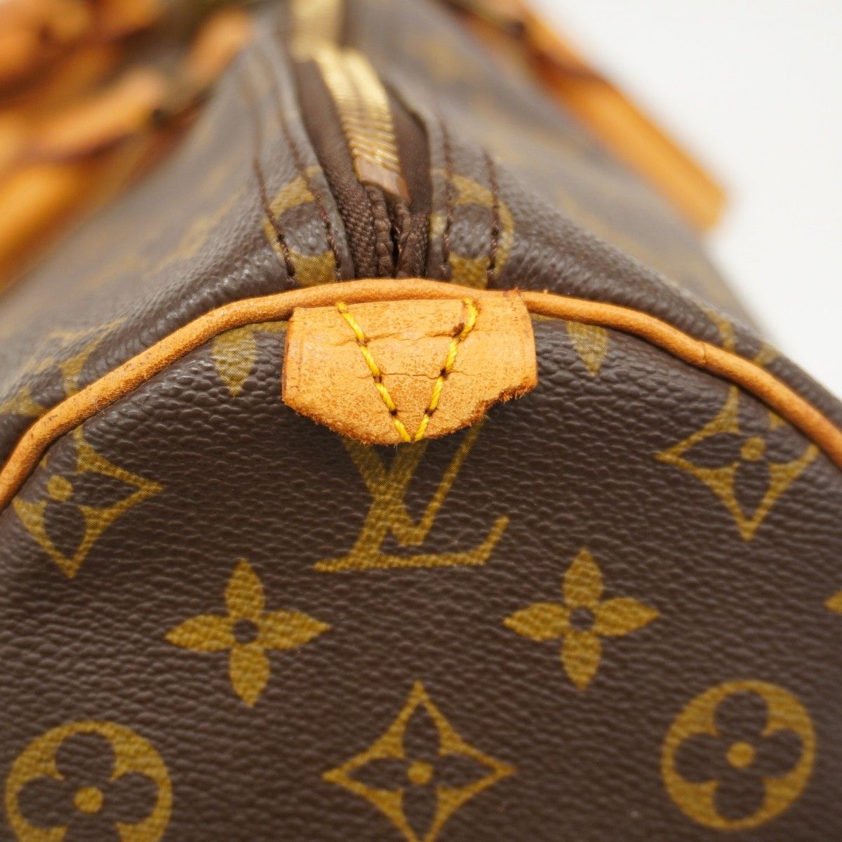Louis Vuitton Boston Bag Monogram Keepall 55 Brown — view 8
