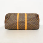 Louis Vuitton Boston Bag Monogram Keepall 55 Brown — view 3