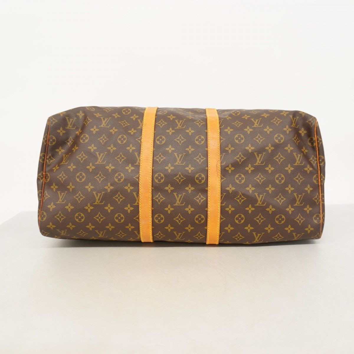 Louis Vuitton Boston Bag Monogram Keepall 55 Brown — view 3