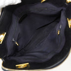 Chanel Shoulder Bag Triple Coco Caviar Leather Black Gold — view 4