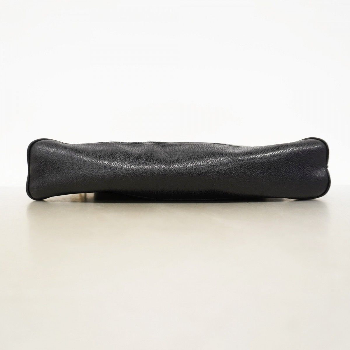 Chanel Shoulder Bag Triple Coco Caviar Leather Black Gold — view 3